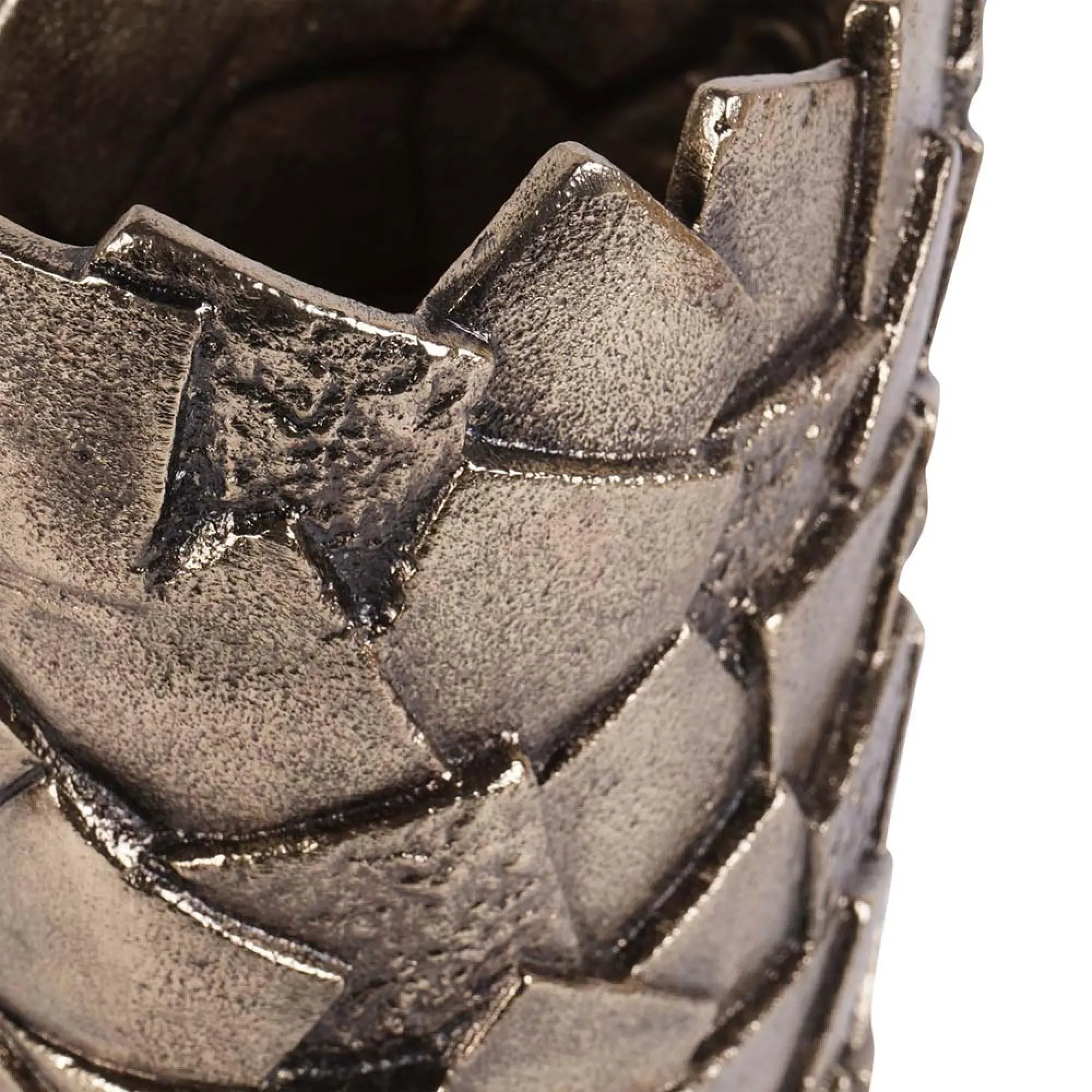 Montrose Cast Aluminium Vase 18cm - Antique Gold