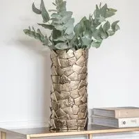 Montrose Cast Aluminium Vase 18cm - Antique Gold