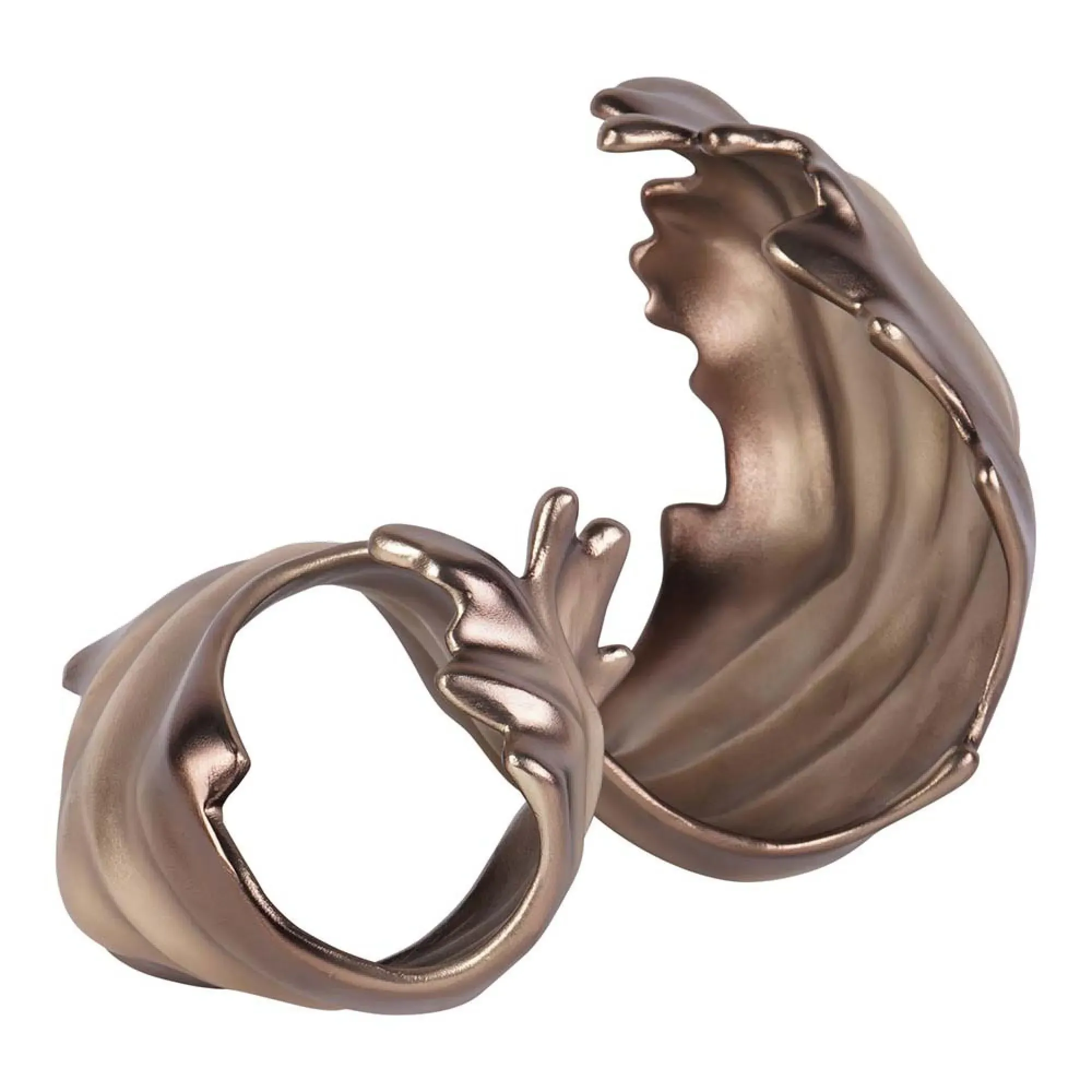 Montrose Scroll Sculpture - Bronze