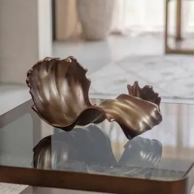 Montrose Scroll Sculpture - Bronze