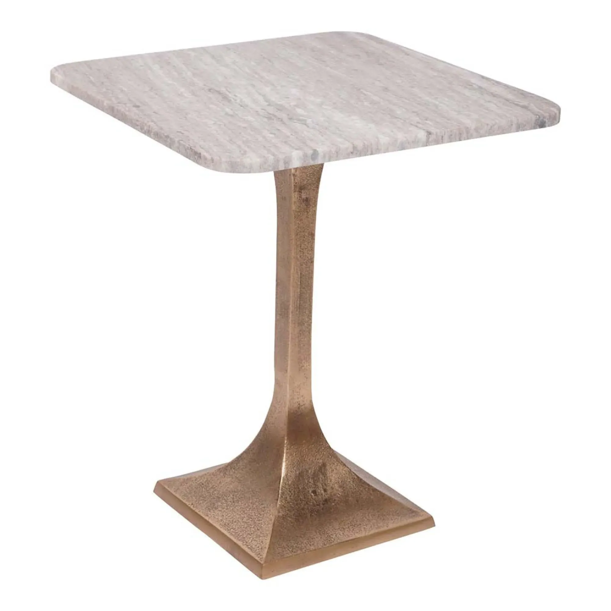 Morchino Square Side Table - Natural Marble Veining