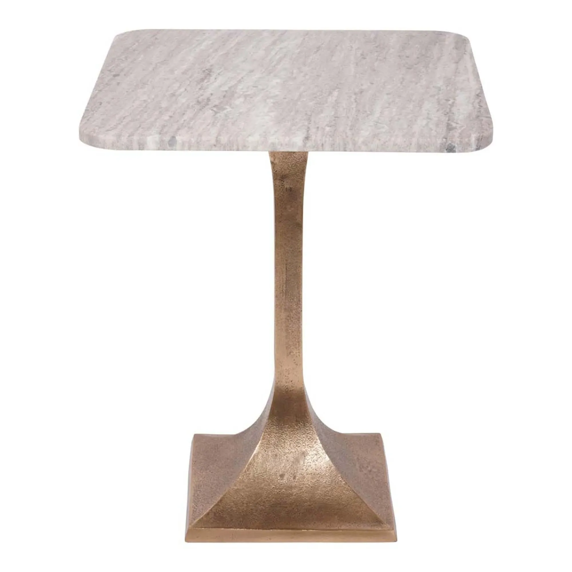 Morchino Square Side Table - Natural Marble Veining