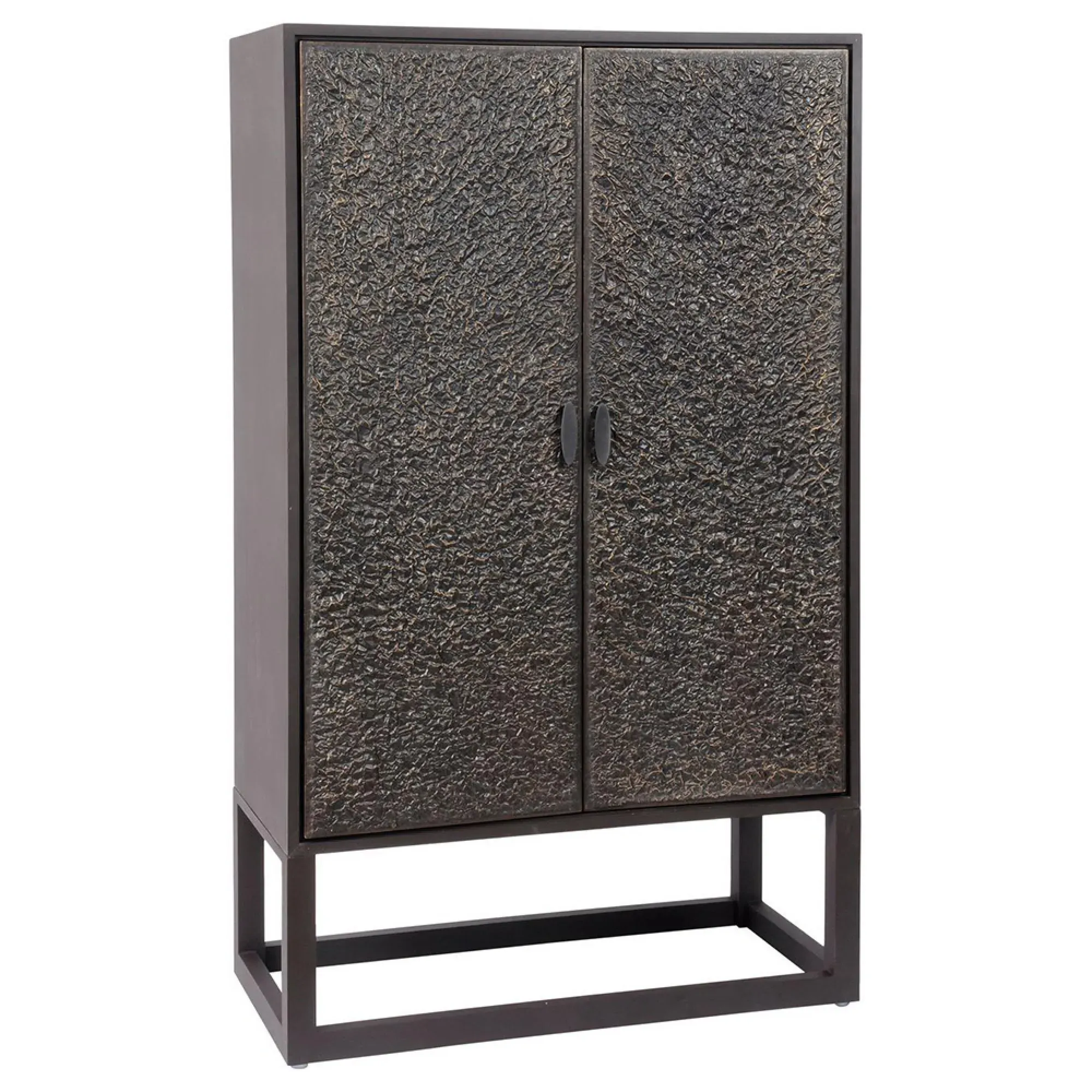 Nala 2 Door Bar Cabinet - Copper Brown