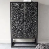 Nala 2 Door Bar Cabinet - Copper Brown