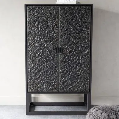 Nala 2 Door Bar Cabinet - Copper Brown image