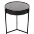 Palladium Cogs Round Side Table - Black, Gold