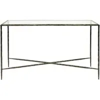 Patterdale Large Console Table - Bronze, Glass