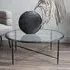 Patterdale Round Coffee Table - Bronze, Glass