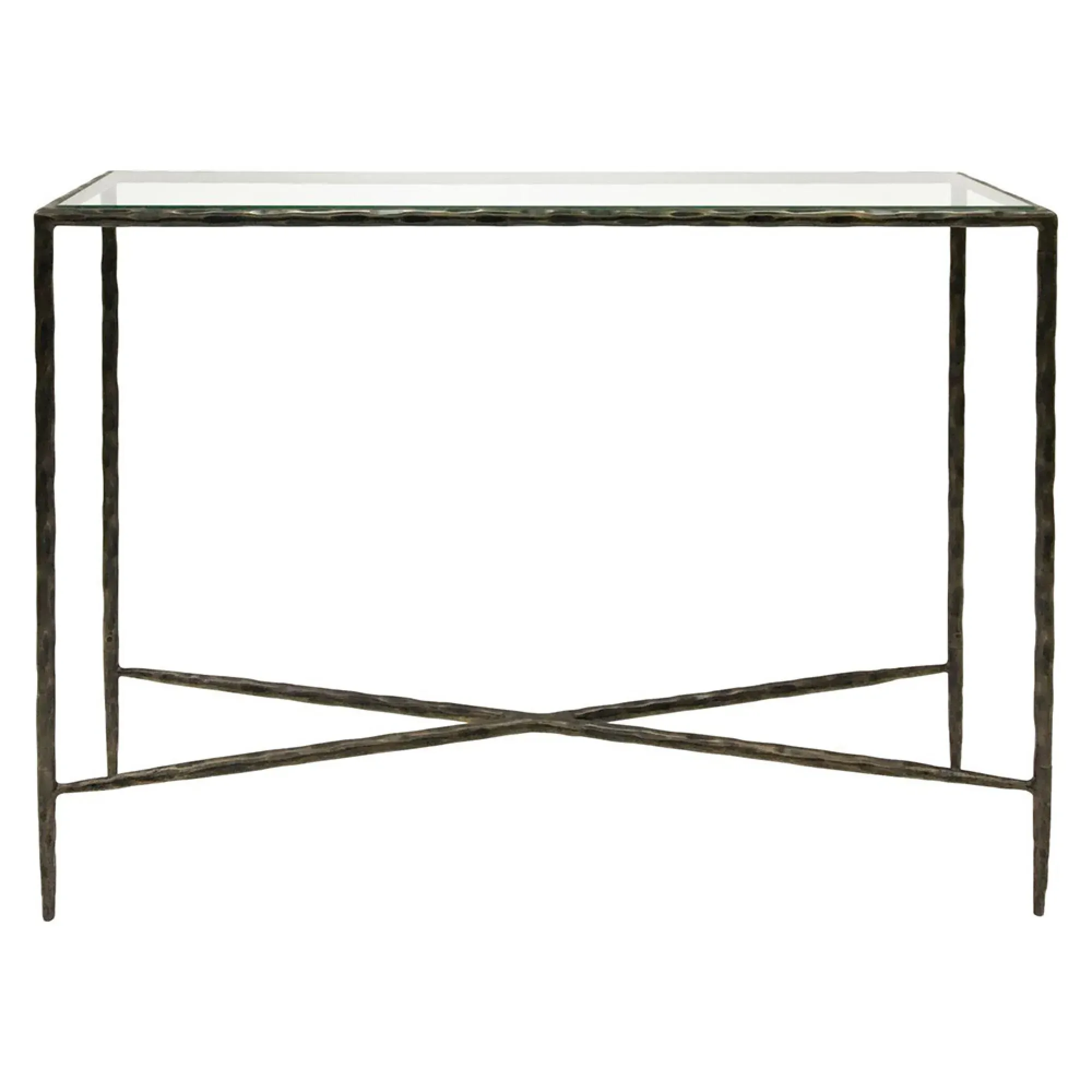 Patterdale Small Console Table - Bronze, Glass