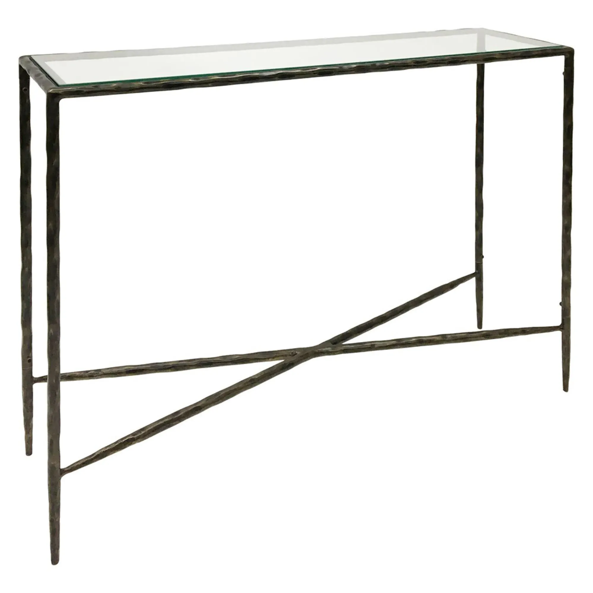 Patterdale Small Console Table - Bronze, Glass