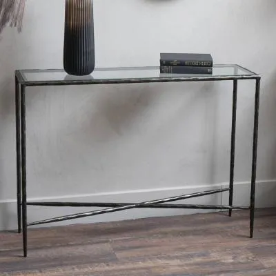 Patterdale Small Console Table - Bronze, Glass image