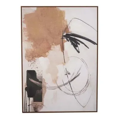 Pisa Canvas Wall Art - Brown image