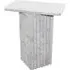 Ravello Side Table - White, Marble