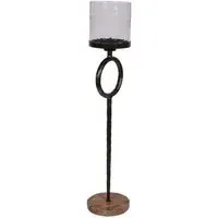 Rutland Pillar Large Floor Hurricane - 108cm