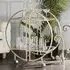 Saturn Glass Drinks Trolley - Gold, Metal