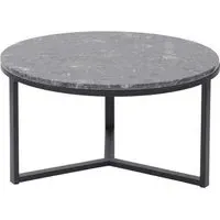 Shoreditch Travisso Round Coffee Table - Grey, Ceramic