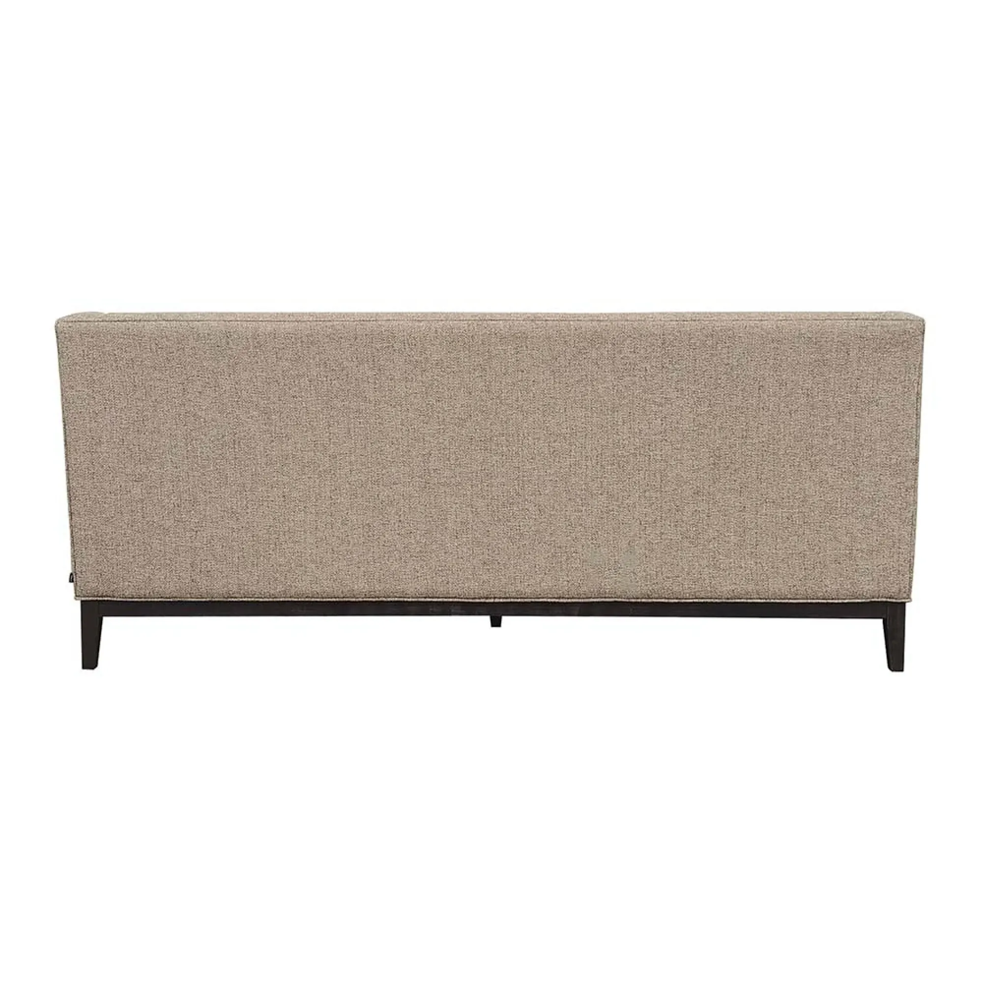 Theodore 3-Seater Buttoned Sofa - Dark Taupe