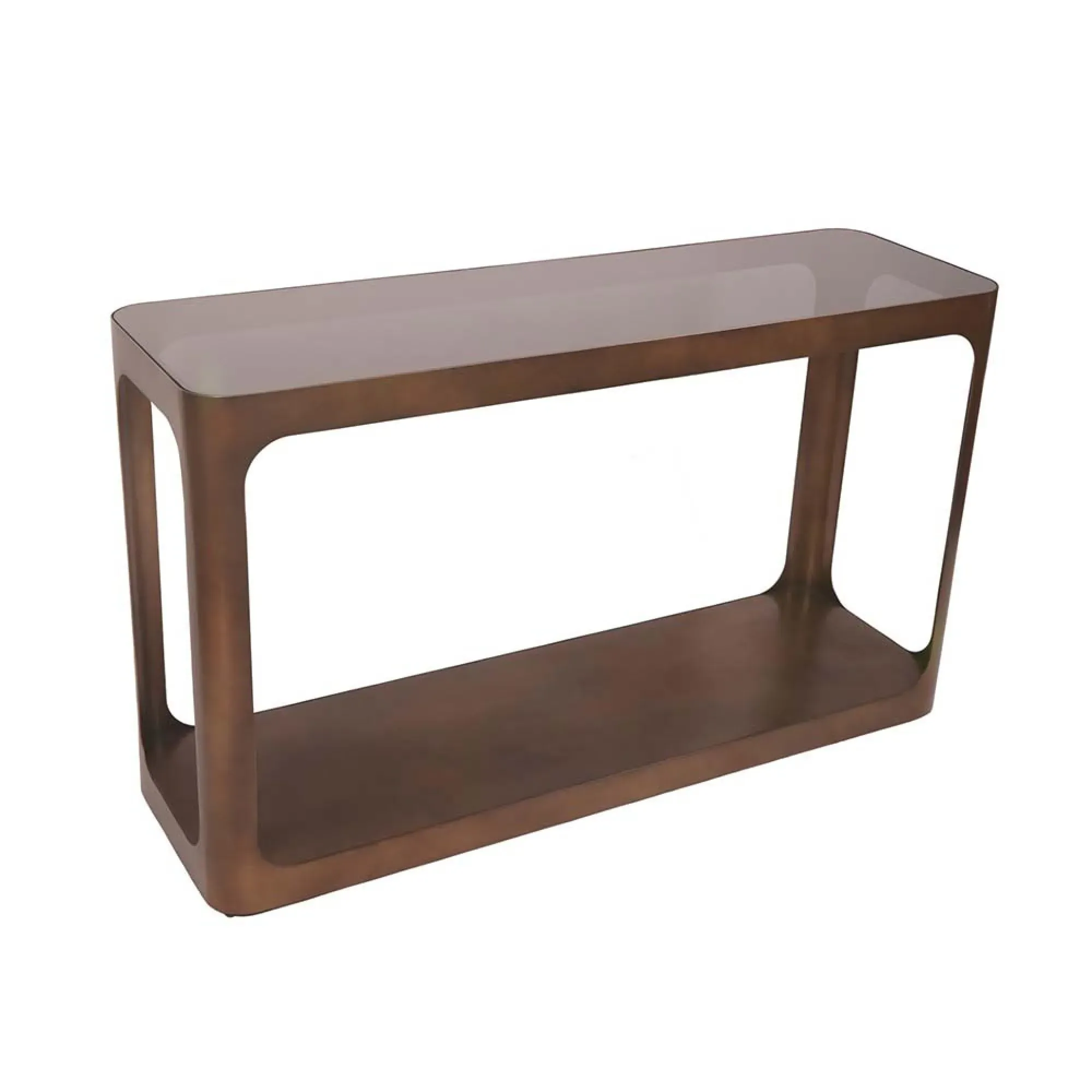 Thorpe Console Table - Metal, Glass