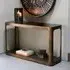 Thorpe Console Table - Metal, Glass