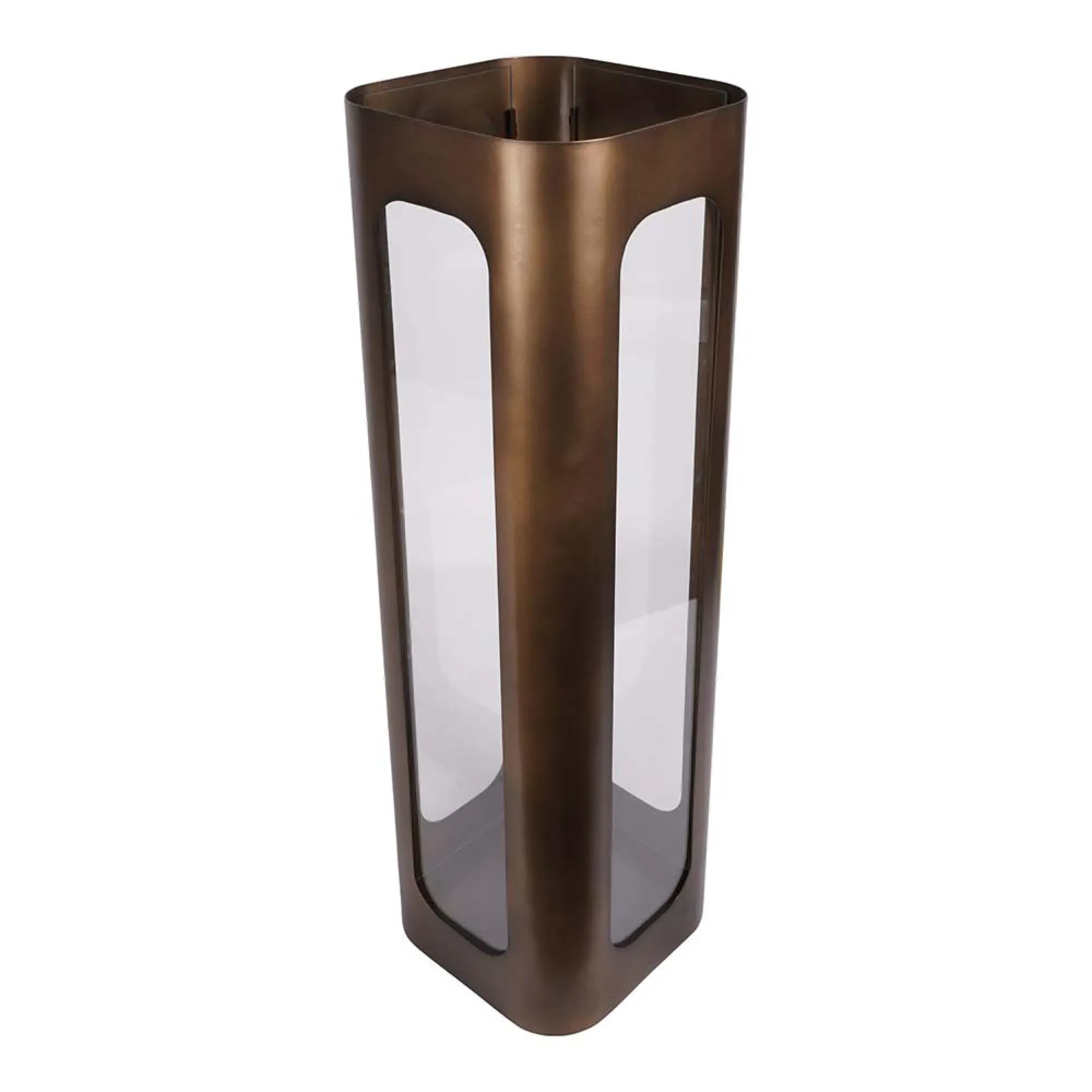 Thorpe Large Hurricane Lantern - Metal, Glass