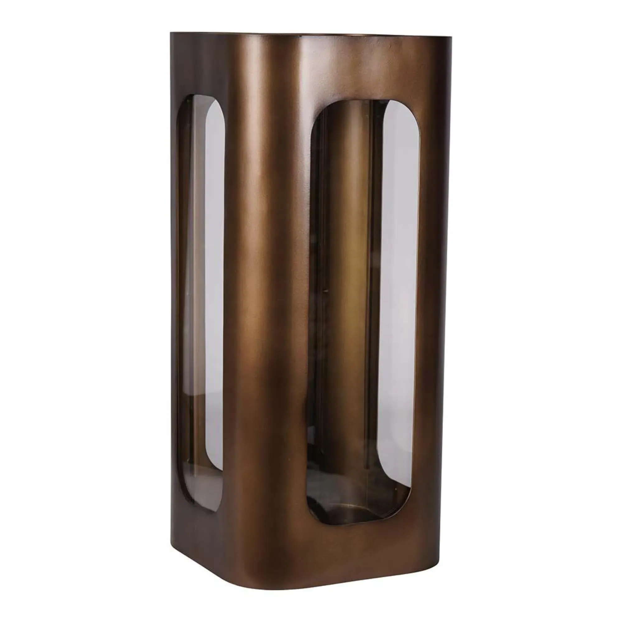 Thorpe Medium Hurricane Lantern - Metal, Glass