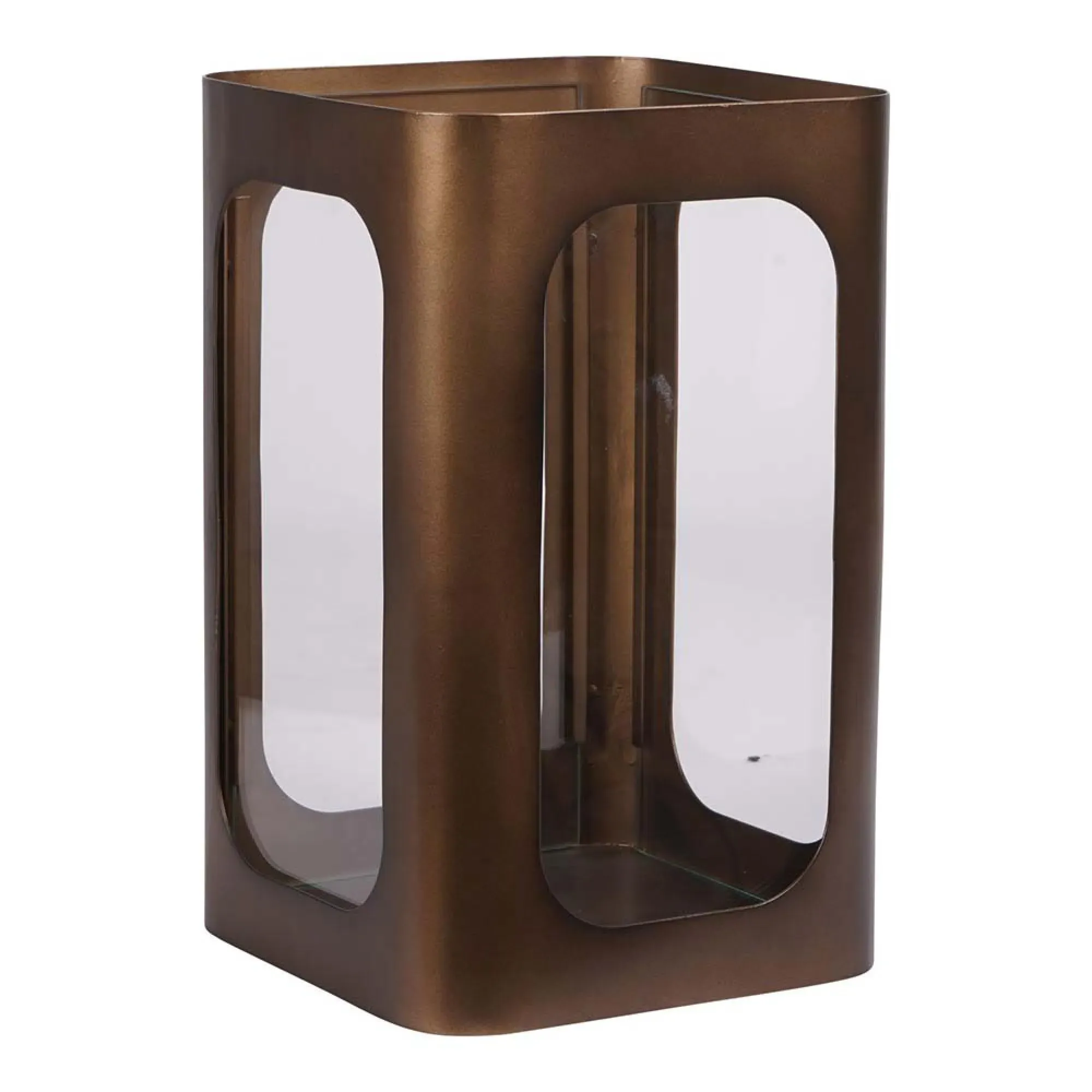 Thorpe Small Hurricane Lantern - Metal, Glass