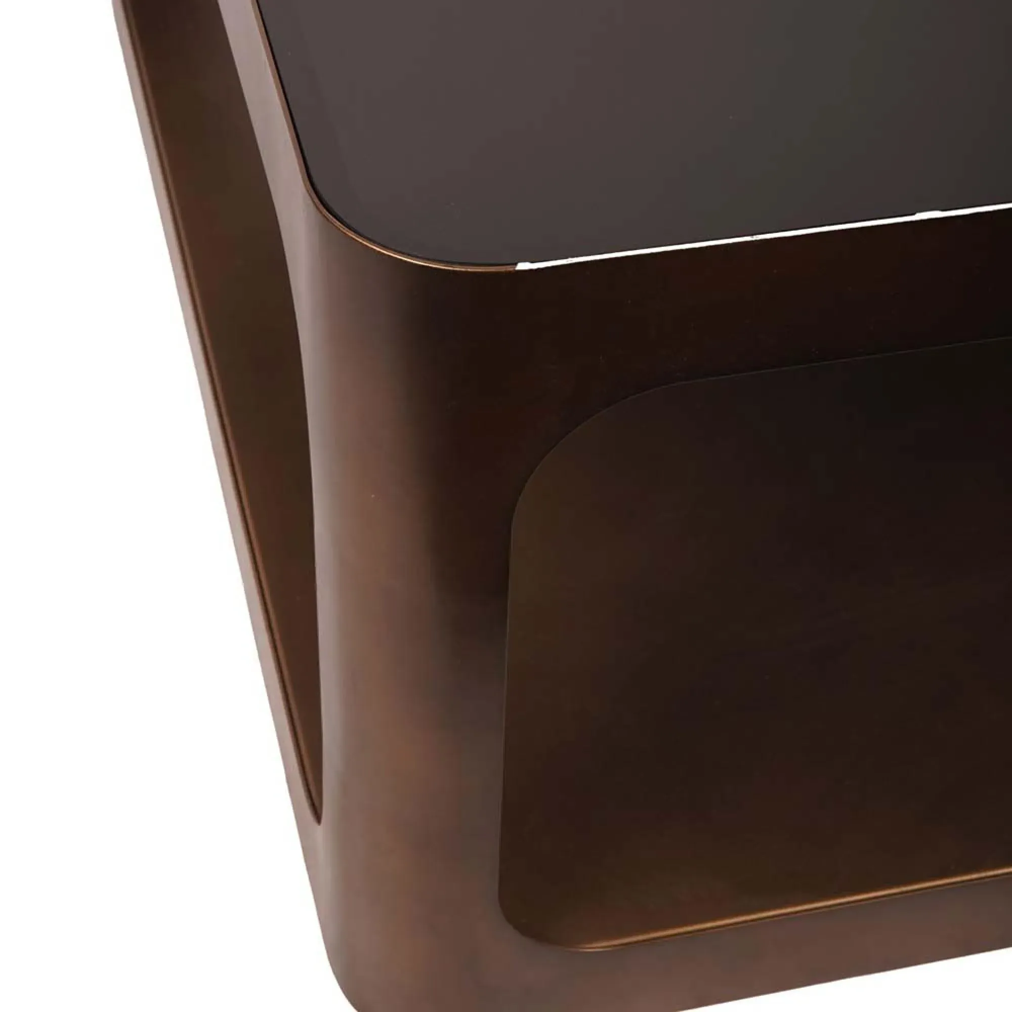 Thorpe Square Coffee Table - Metal, Glass