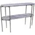 Toronto Oval Console Table - Grey, Marble