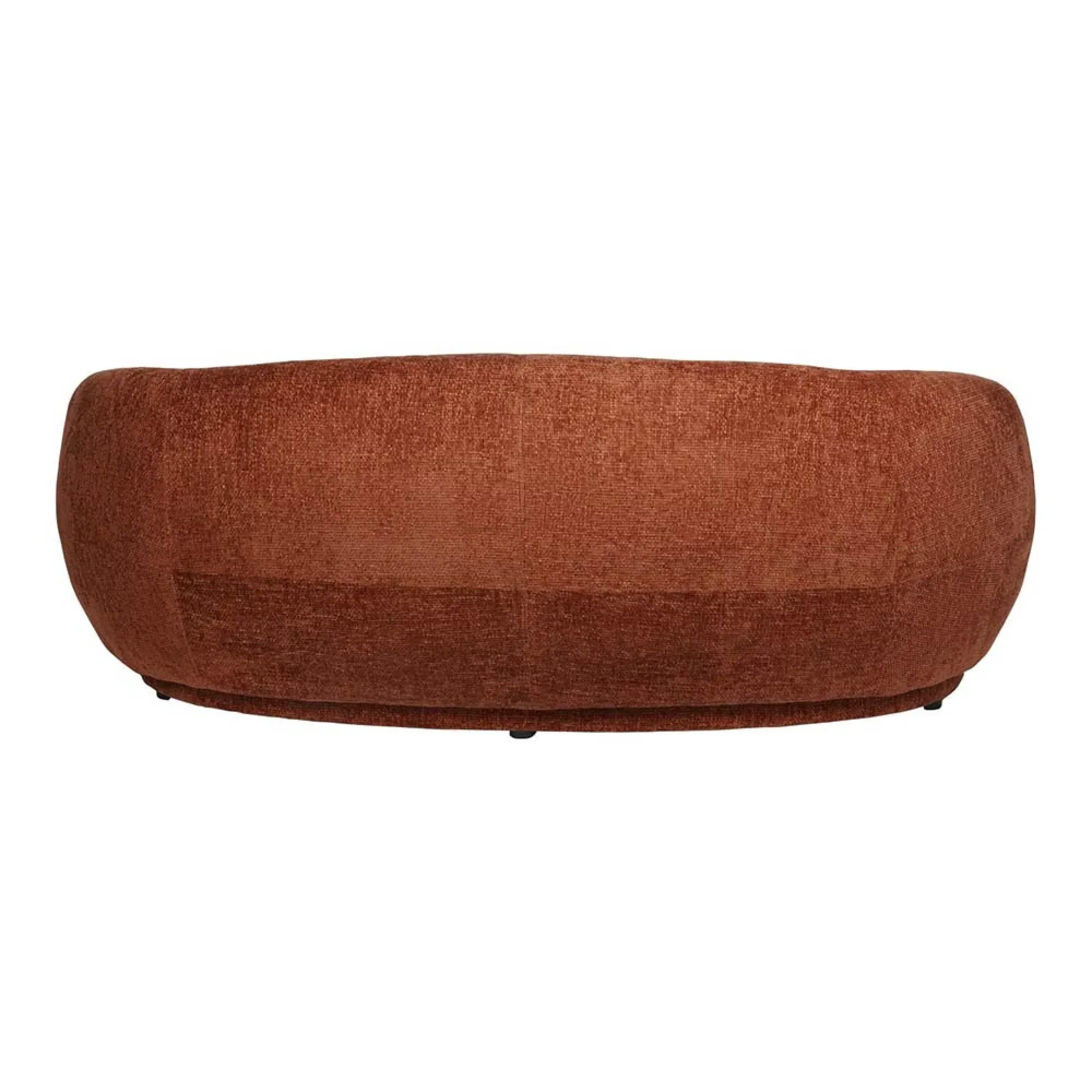 Waverley Curved Mini Sofa - Terracotta