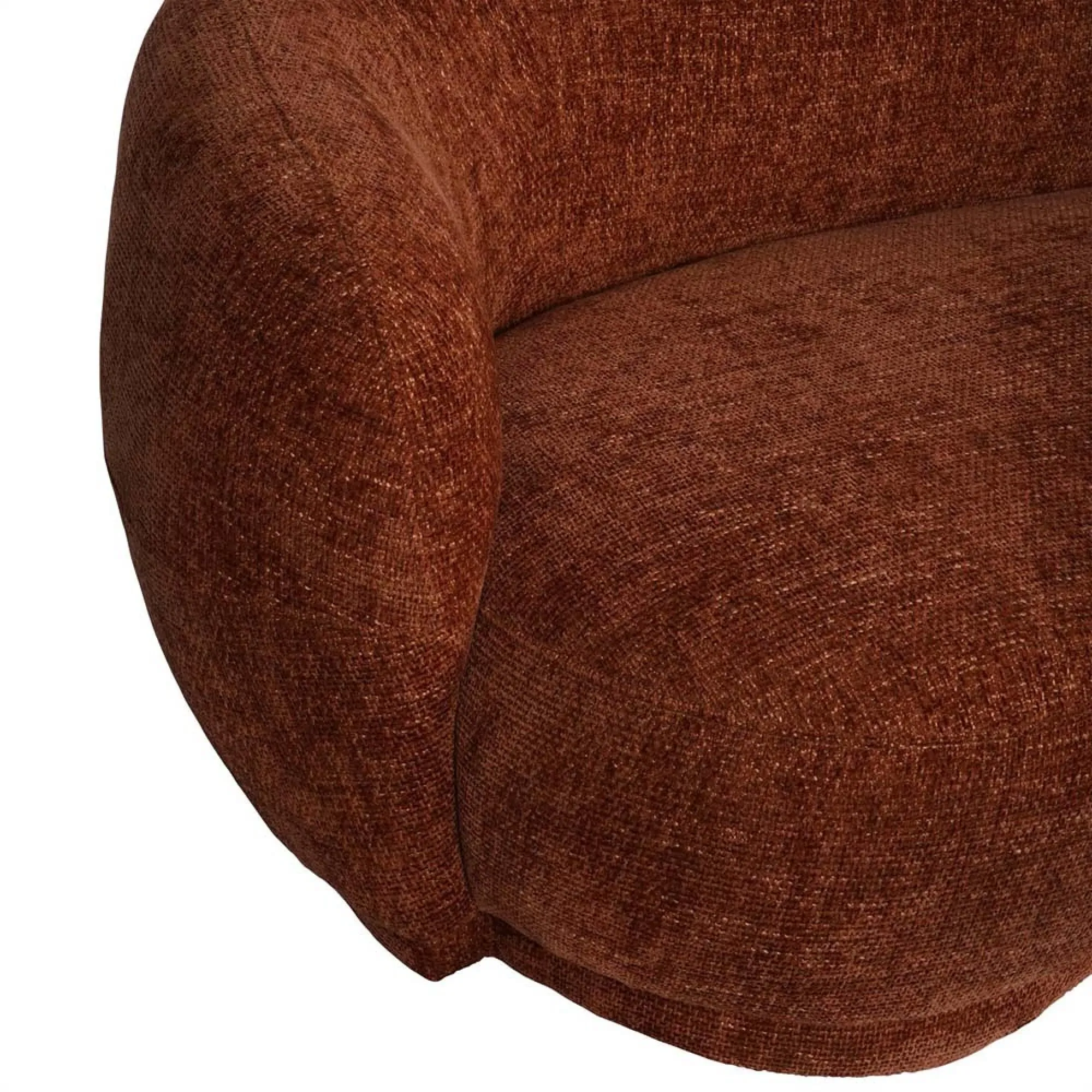 Waverley Curved Mini Sofa - Terracotta
