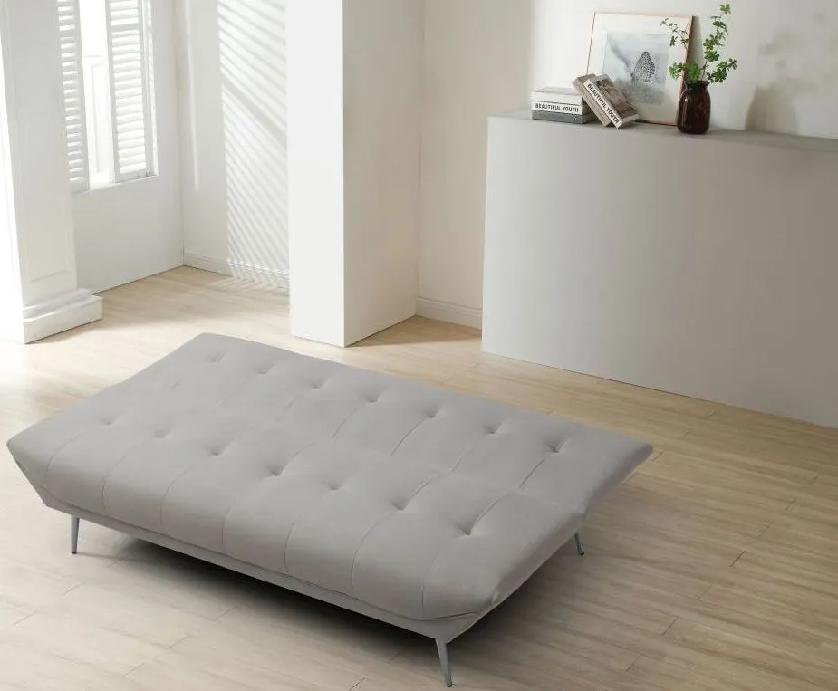 Ashley 2-Seater Click Clack Sofa Bed - Grey, Fabric