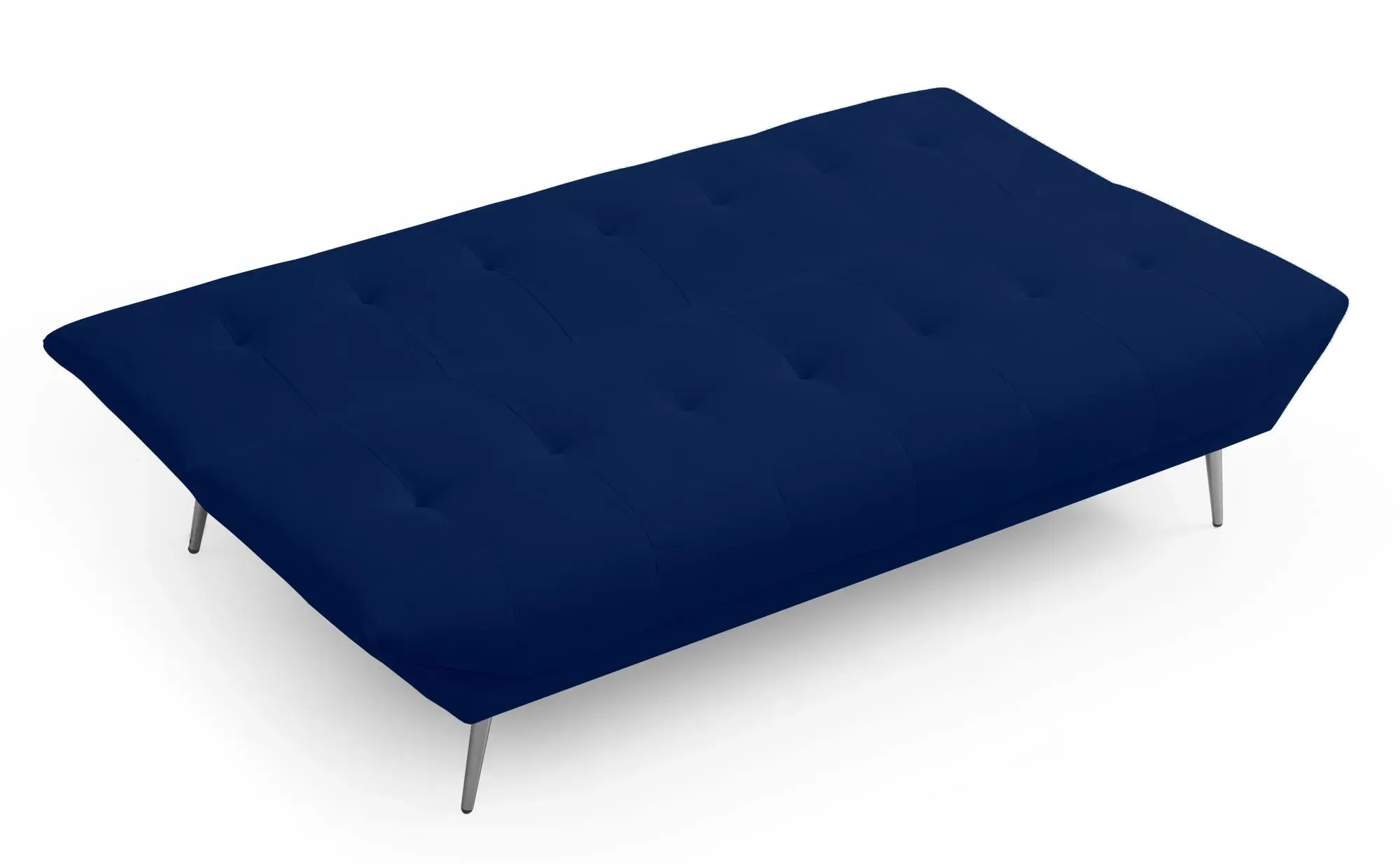 Ashley 2-Seater Click Clack Sofa Bed - Navy Blue, Fabric