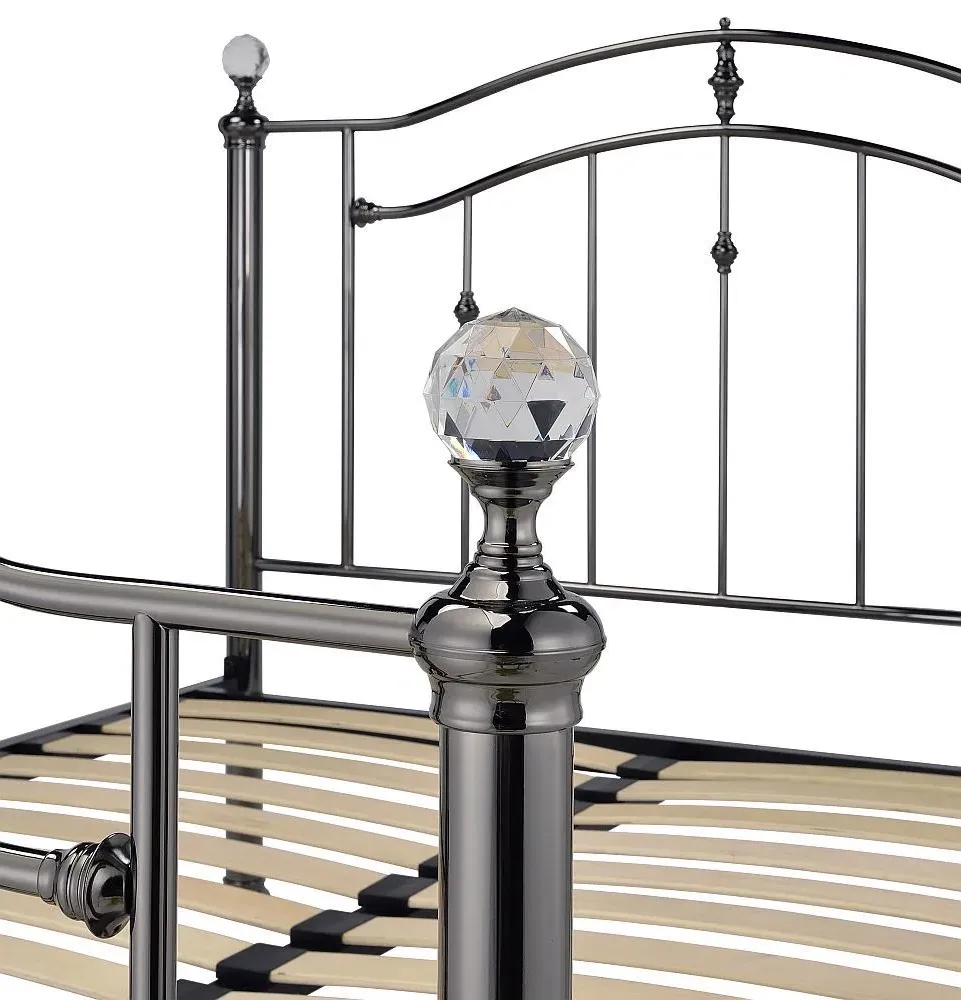 Camas Metal Bed Frame - Black