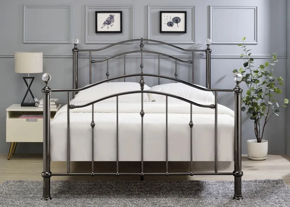 Camas Metal Bed Frame - Black