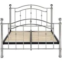 Camas Metal Bed Frame - Chrome