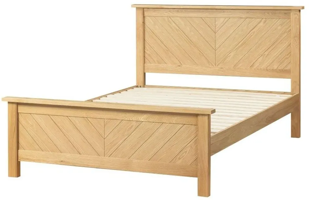 Kenji Oak Bed Frame - Oak