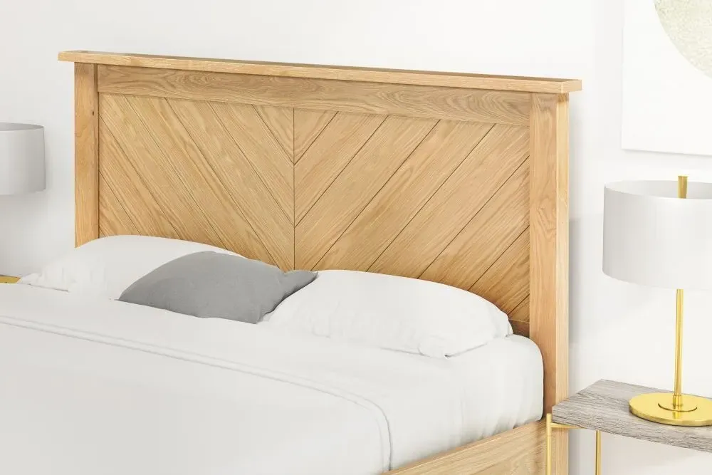 Kenji Oak Bed Frame - Oak