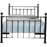 Libra Metal Bed Frame - Black Chrome