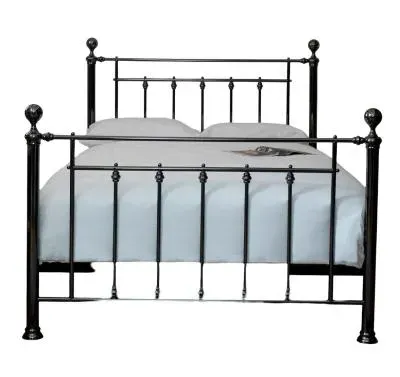 Libra Metal Bed Frame - Black Chrome