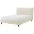 Luis Bed Frame - Ivory, Boucle Fabric