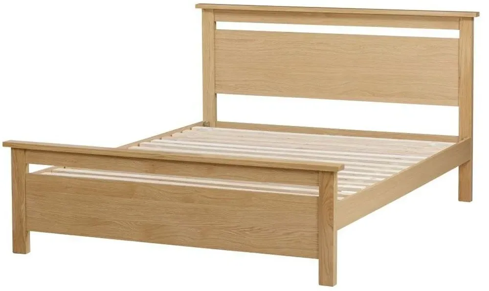 Nero Oak Bed Frame - Oak