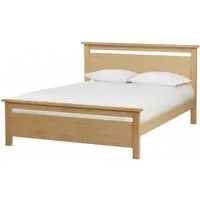 Nero Oak Bed Frame - Oak