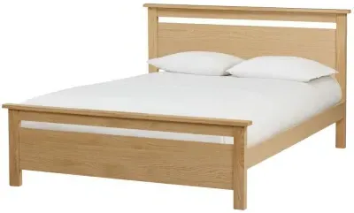 Nero Oak Bed Frame - Oak