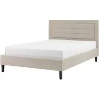 Pasco Fabric Bed - Biscuit