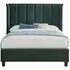 Posey Fabric Bed - Emerald Green
