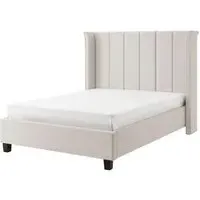 Posey Fabric Bed - Ivory