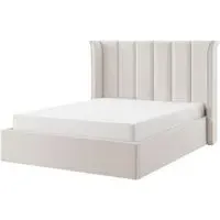 Posey Ottoman Bed with Storage - Natural, Fabric