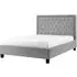 Rock Fabric Bed - Light Grey