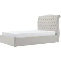 Roma Ottoman Bed - Natural, Fabric