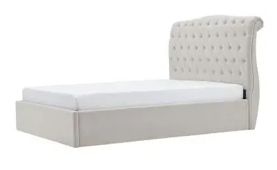 Roma Ottoman Bed - Natural, Fabric image